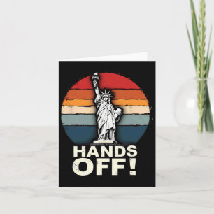 Patriotic 4. Juli Statue of Liberty Resist Tru Karte