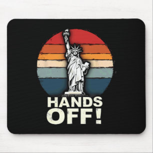 Patriotic 4. Juli Statue of Liberty Resist Tru Mousepad