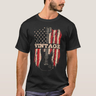 Patriotic 4. Juli String Instrument for Guitar T-Shirt