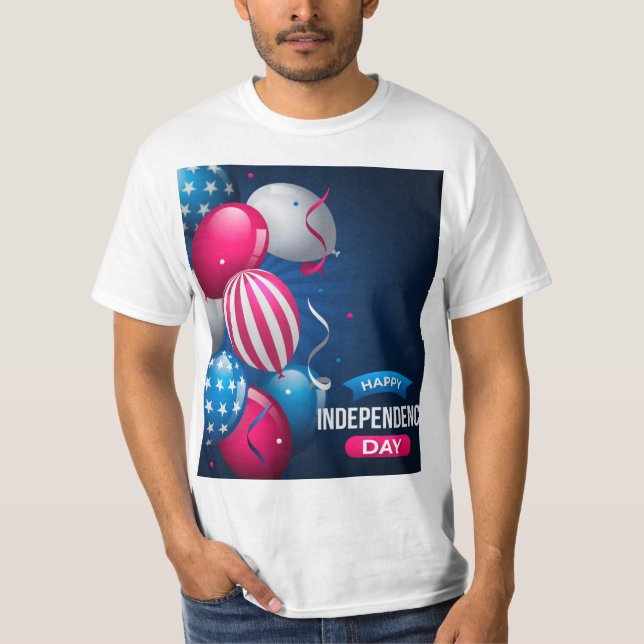 Patriotic 4. Juli T - Shirt Design (Vorderseite)