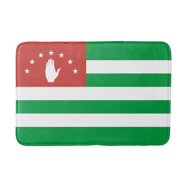 Patriotic Abchasia Flag Badematte (Vorderseite)