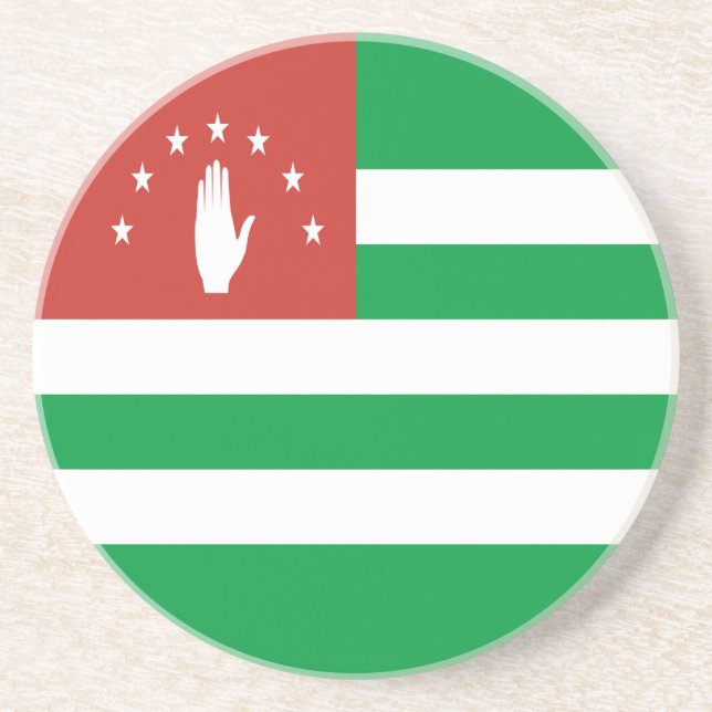 Patriotic Abchasia Flag Getränkeuntersetzer (Vorne)