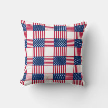 Patriotic Accent Throw Kissen