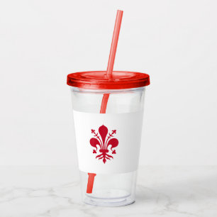Patriotic Acrylic Tumbler mit der Fahne von Floren Acryltrinkbecher