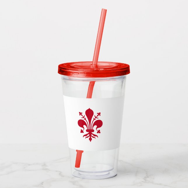 Patriotic Acrylic Tumbler mit der Fahne von Floren Acryltrinkbecher (Rückseite)