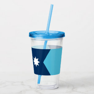 Patriotic Acrylic Tumbler mit Fahne von Minnesota Acryltrinkbecher