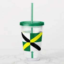 Patriotic Acrylic Tumbler mit Fahne von Monterey Acryltrinkbecher