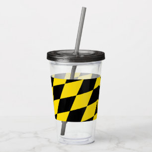 Patriotic Acrylic Tumbler mit Fahne von München Acryltrinkbecher
