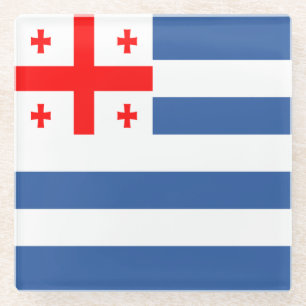 Patriotic Adjara Flag Glasuntersetzer
