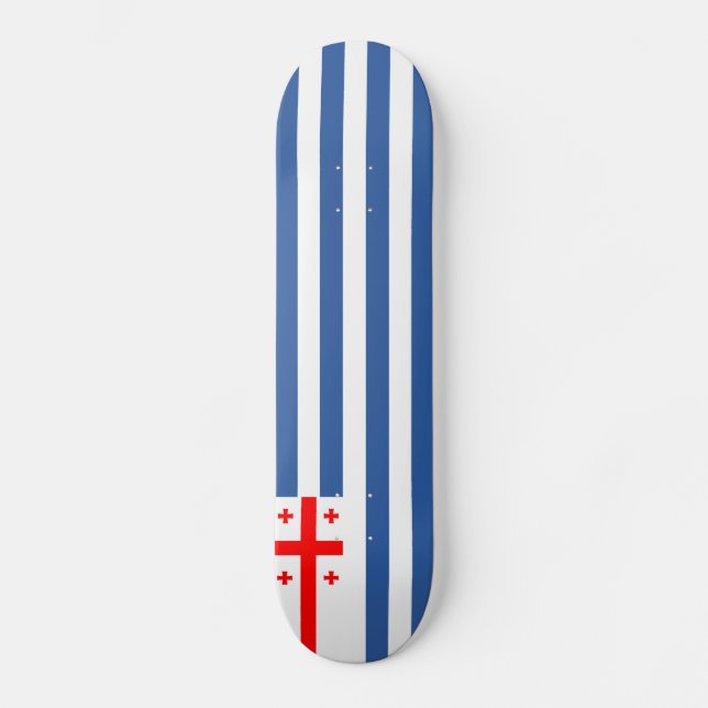 Patriotic Adjara Flag Skateboard (Vorderseite)