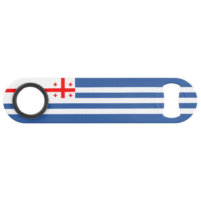 Patriotic Adjara Flag Speed Flaschenöffner (Vorderseite (Horizontal))