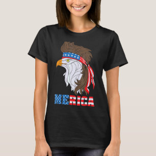 Patriotic Adler 4. Juli US-amerikanische Flagge Me T-Shirt