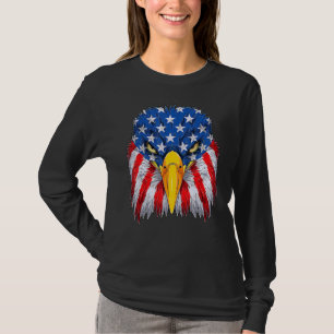 Patriotic Adler 4. Juli US-amerikanische Flagge Me T-Shirt