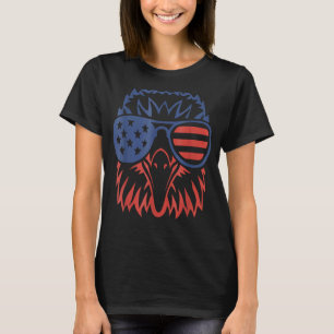 Patriotic Adler 4. Juli US-amerikanische Flagge Me T-Shirt