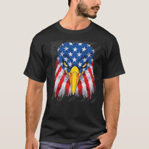 Patriotic Adler 4. Juli US-amerikanische Flagge Me T-Shirt