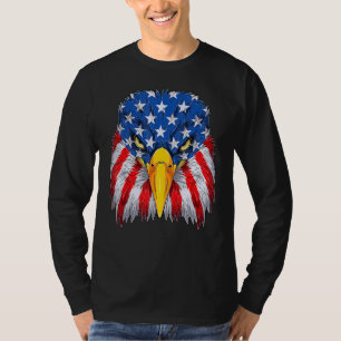 Patriotic Adler 4. Juli US-amerikanische Flagge Me T-Shirt
