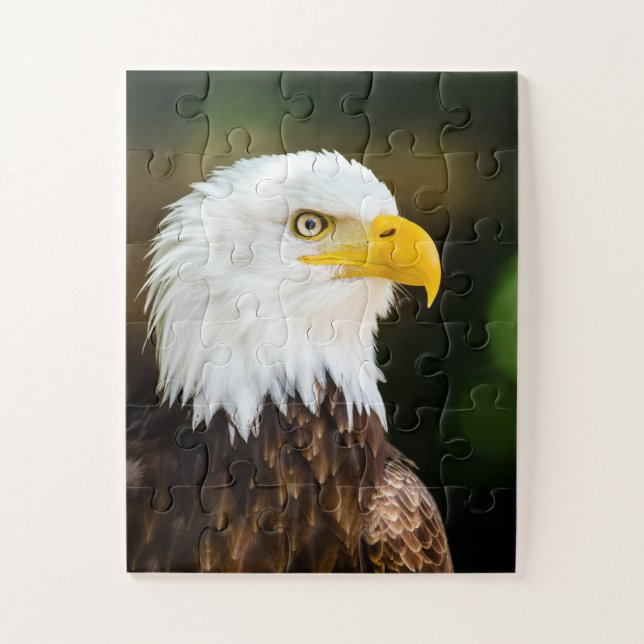 Patriotic Adult American Bald Eagle Puzzle (Vertikal)