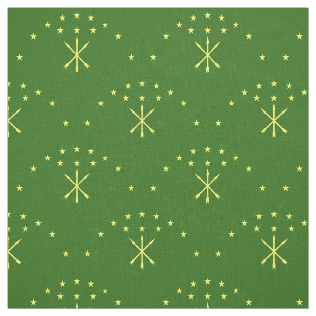 Patriotic Adygea Flag Stoff (Muster)