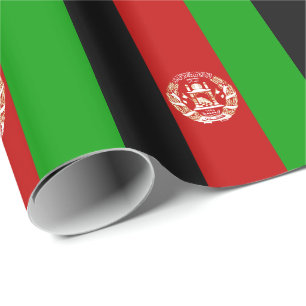 Patriotic Afghanistan Flag Geschenkpapier