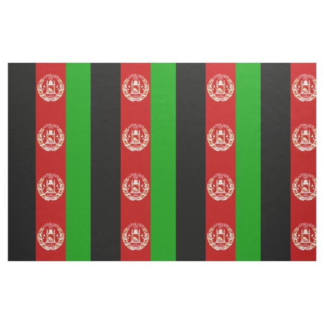 Patriotic Afghanistan Flag Stoff (Fat Quarter (45,7 x 55,9 cm))