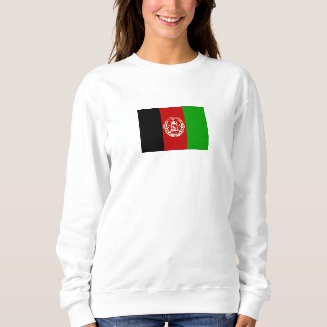 Patriotic Afghanistan Flag Sweatshirt (Vorderseite)