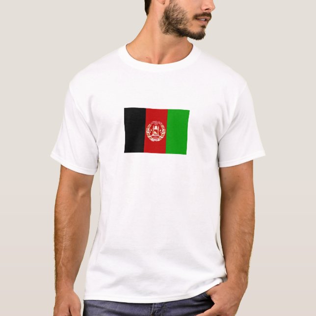 Patriotic Afghanistan Flag T-Shirt (Vorderseite)