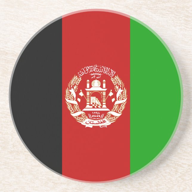 Patriotic Afghanistan Flag Untersetzer (Vorne)