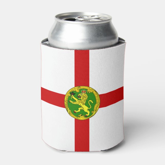 Patriotic Alderney Flag Can Cooler Dosenkühler (Kanne Vorderseite)