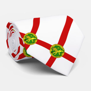 Patriotic Alderney Flag Krawatte
