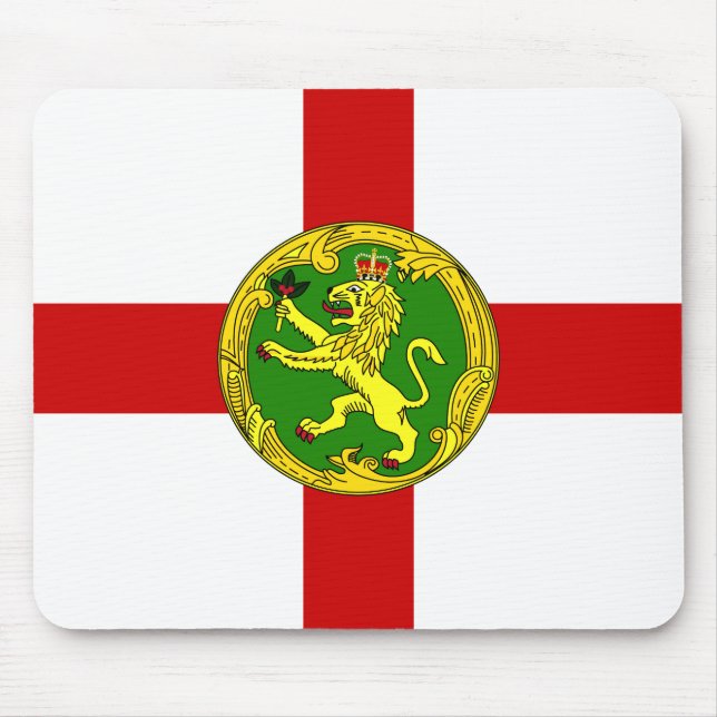 Patriotic Alderney Flag Mousepad (Vorne)