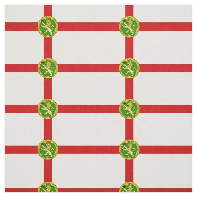 Patriotic Alderney Flag Stoff (Muster)