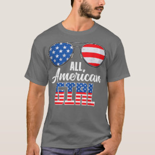 Patriotic All American Girls 4. Juli Spaß Kinder G T-Shirt