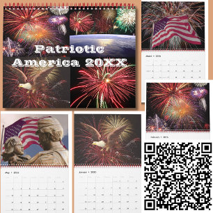 Patriotic America 20XX Calendar Kalender