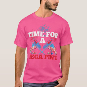 Patriotic America FlagTime For a Mega Pint T-Shirt