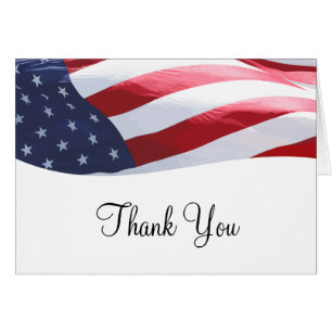 Patriotic American Business Danke Cards