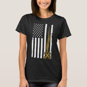Patriotic American Drone Pilot Videographin Us Fla T-Shirt