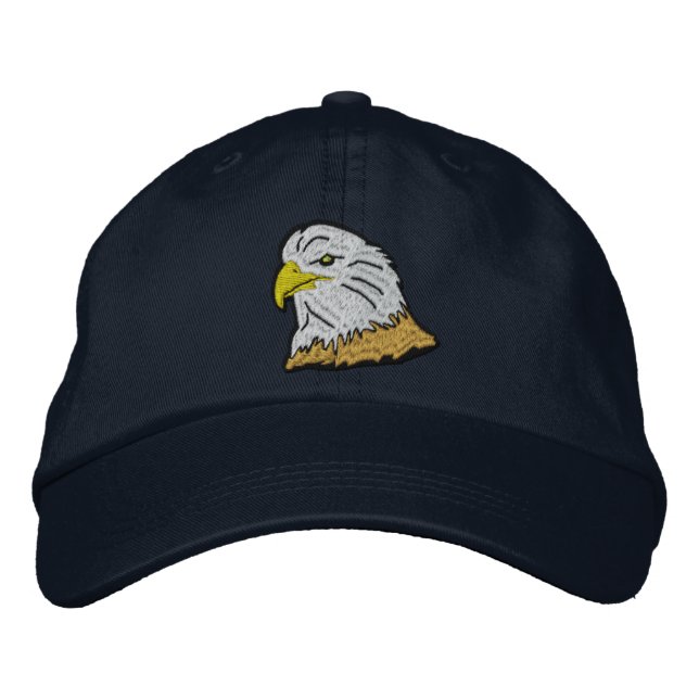 Patriotic American Eagle Cap Bestickte Kappe (Vorderseite)