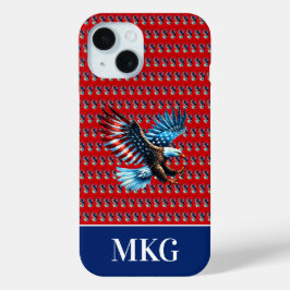 Patriotic American Eagle Red White Blue Case-Mate iPhone Hülle