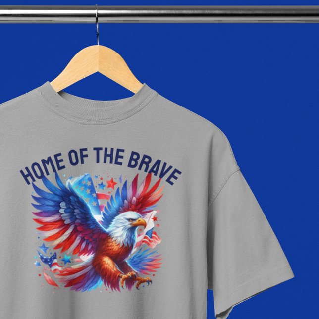 Patriotic American Eagle Red White Blue Tri-Blend Shirt (Von Creator hochgeladen)
