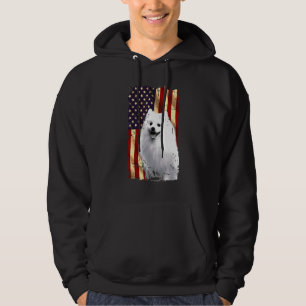 Patriotic American Eskimo American Flag 4. Juli D Hoodie