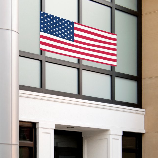 Patriotic American Flag Banner USA (Äußeres Gebäude)