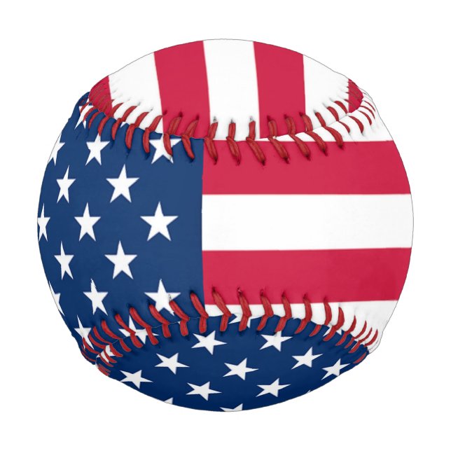 Patriotic American Flag Baseball (Vorderseite)