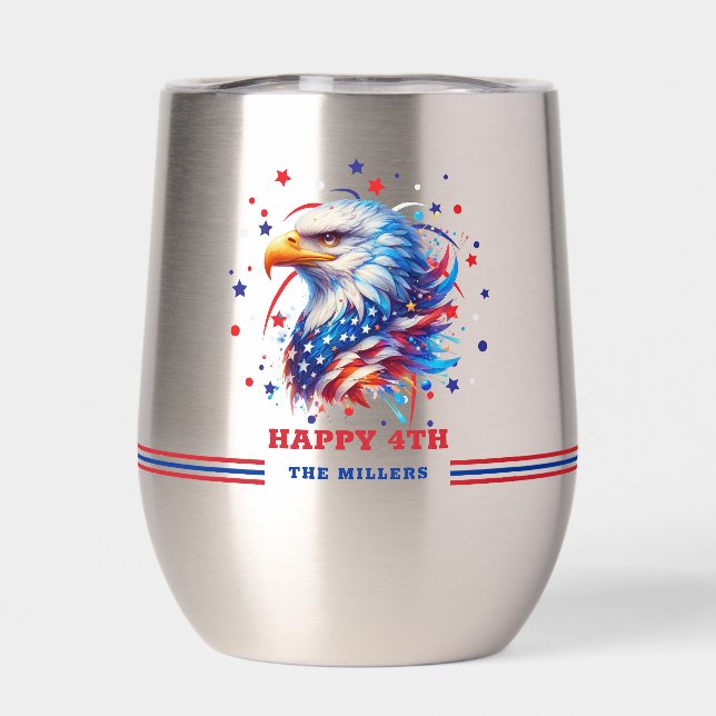 Patriotic American Flag Eagle (Rückseite)