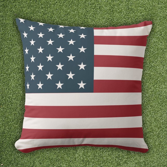 Patriotic American Flag Kissen (Von Creator hochgeladen)