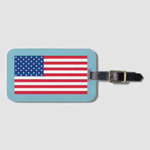 Patriotic American Flag Luggage Tag Geschenk Gepäckanhänger