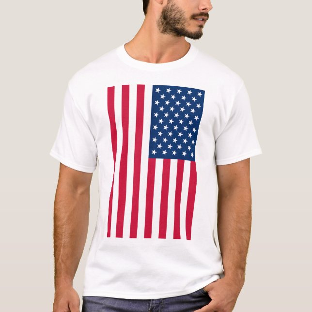 Patriotic American Flag T - Shirt (Vorderseite)