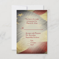 Patriotic American Flag UAWG with Menu Choice