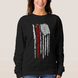 Patriotic American Football US Flag erschüttert Sweatshirt
