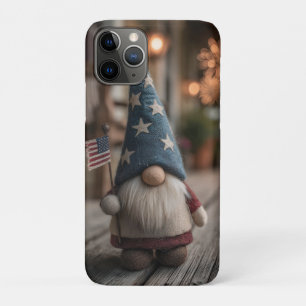 Patriotic American Gnome Holding Flag Case-Mate iPhone Hülle