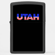 Patriotic American Red White and Blue Utah